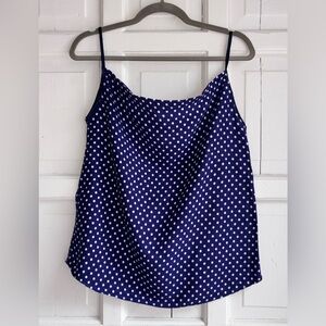 Women’s blue/white Polka Dot Cami